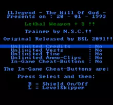 Image n° 4 - screenshots  : Lethal Weapon